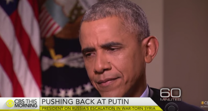 Obama Huffs and Puffs as 60 Minutes Takes Him Down on Syria