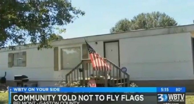 Woman Evicted for Flying American Flag