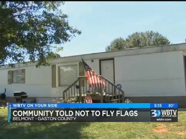 Woman Evicted for Flying American Flag