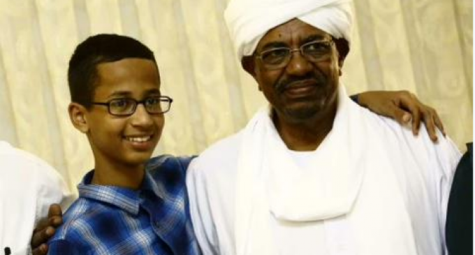 Clock Boy Embraces Genocidal Islamist Leader