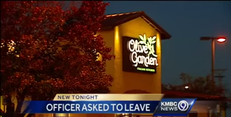 Olive Garden Denies Service to Uniformed Officer