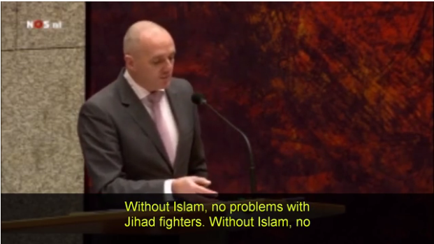 Dutch Politician: We Must Close All Mosques and Ban Islam