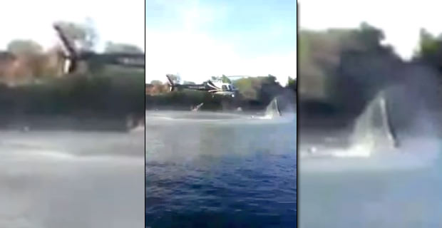 DPS Helicopter Under Investigation For Flipping Drug Smuggling Raft