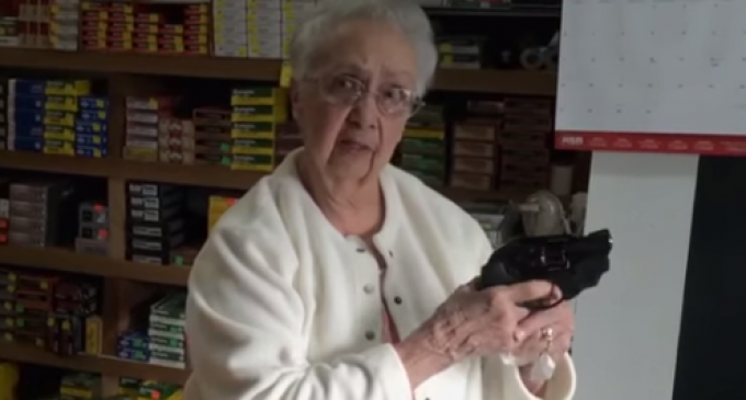 Gun Store Grandma Gives her Opinion on Obama