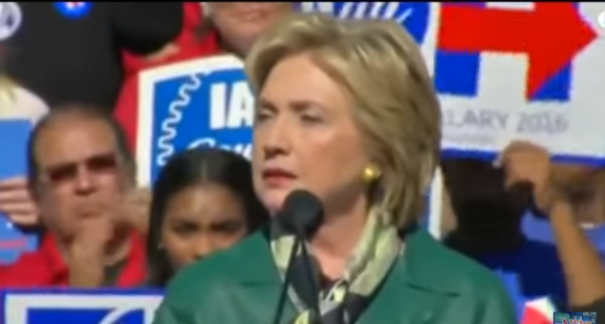 Hillary: I’m Running For President To Protect Everyone ‘From the Plague of Gun Violence’
