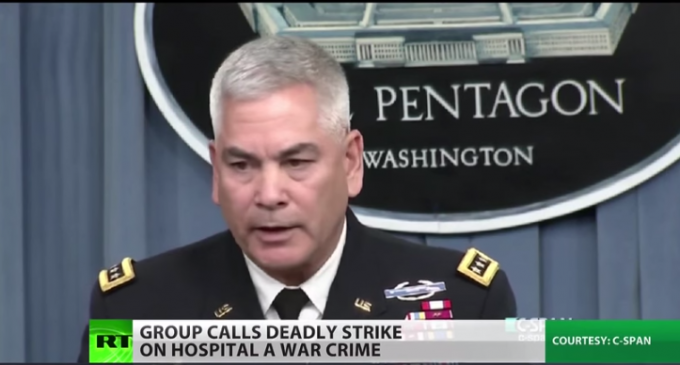 Pentagon Admits Airstrike on Doctors w/o Borders