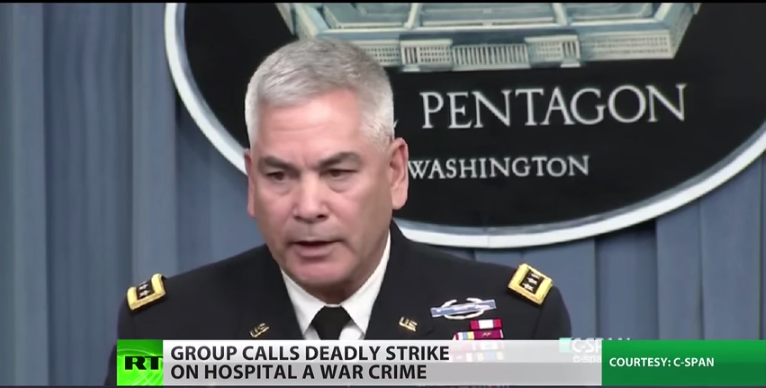 Pentagon Admits Airstrike on Doctors w/o Borders
