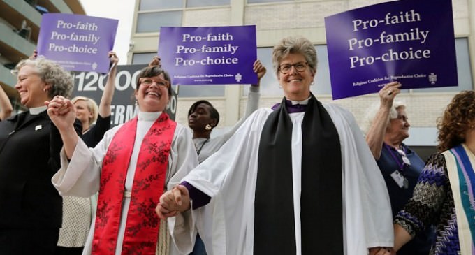 United Methodist and Episcopalian Church Clergy Bless Abortion Clinic