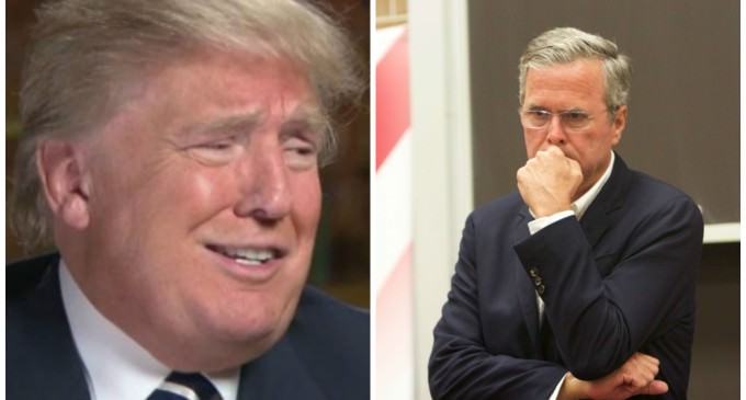 Trump Mocks Bush For Going To ‘Mommy and Daddy’ To Bolster Limp Campaign