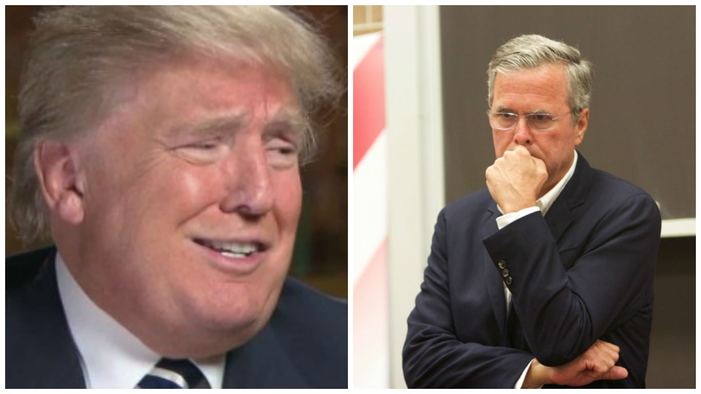 Trump Mocks Bush For Going To ‘Mommy and Daddy’ To Bolster Limp Campaign