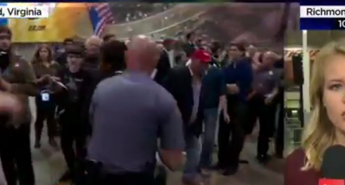 Trump Rally Rousts Protesters Who Become Physical