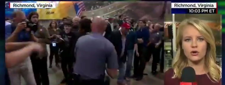 Trump Rally Rousts Protesters Who Become Physical