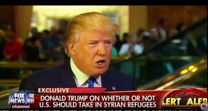 Trump: The Refugee Situation Could Be ‘The Greatest Coup of all Time”