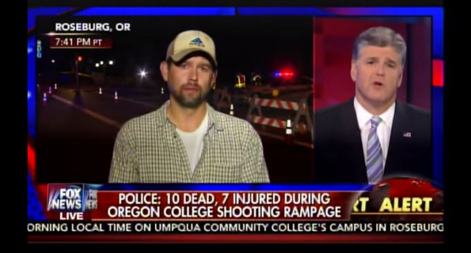 Armed Vet on Campus Prevented from Intervening In Oregon Massacre