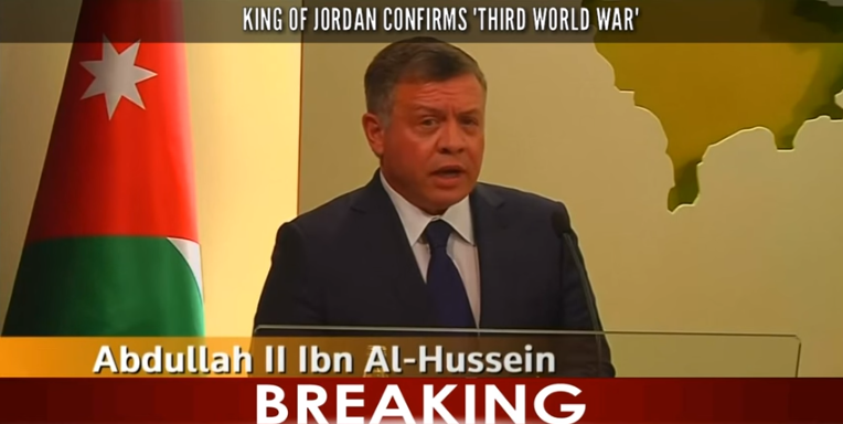 King Abdullah: “We Are Facing A Third World War”