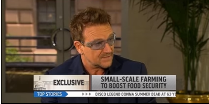 Bono Fights for U.S. Plan to Steal Farms From Africa