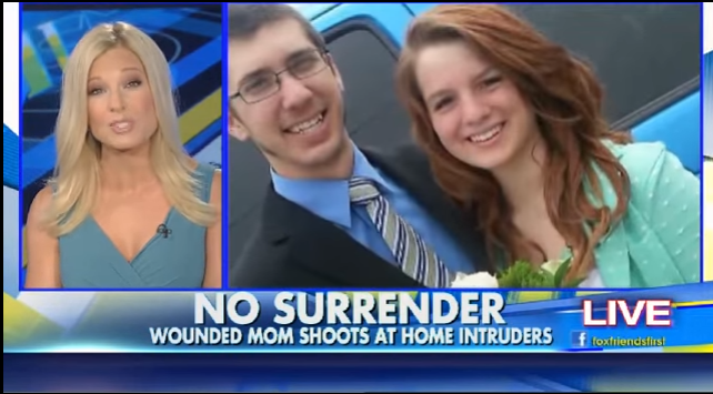 Intruders Shoot Combat Medic With Baby Twice, Then She Turns The Tables