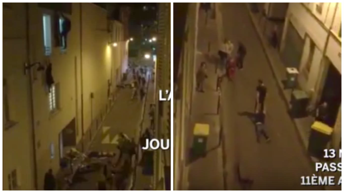 French Journalist Captures Footage of Street Shootings in Paris Attack