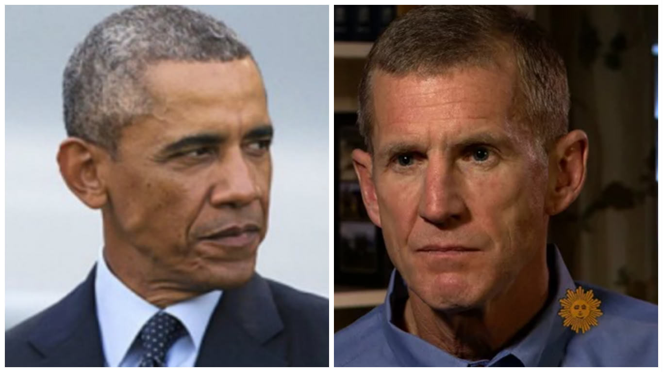 Obama to General: “I bet when I die you’ll be happy to pee on my grave”
