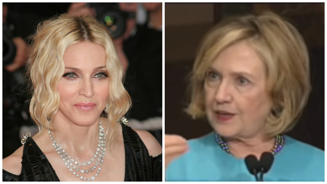 Madonna and Hillary: Terrorists Just Need Love and Hugs