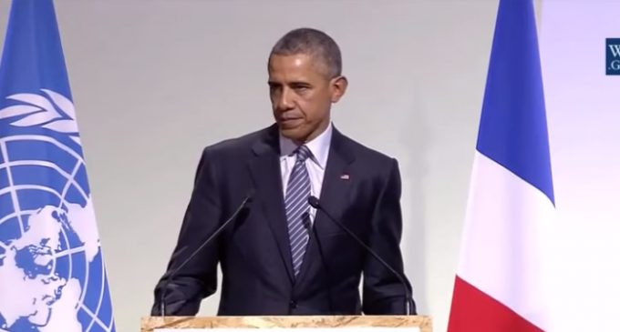 UN Conference Organizers Unsuccessfully Try To Buzz Obama Off Podium