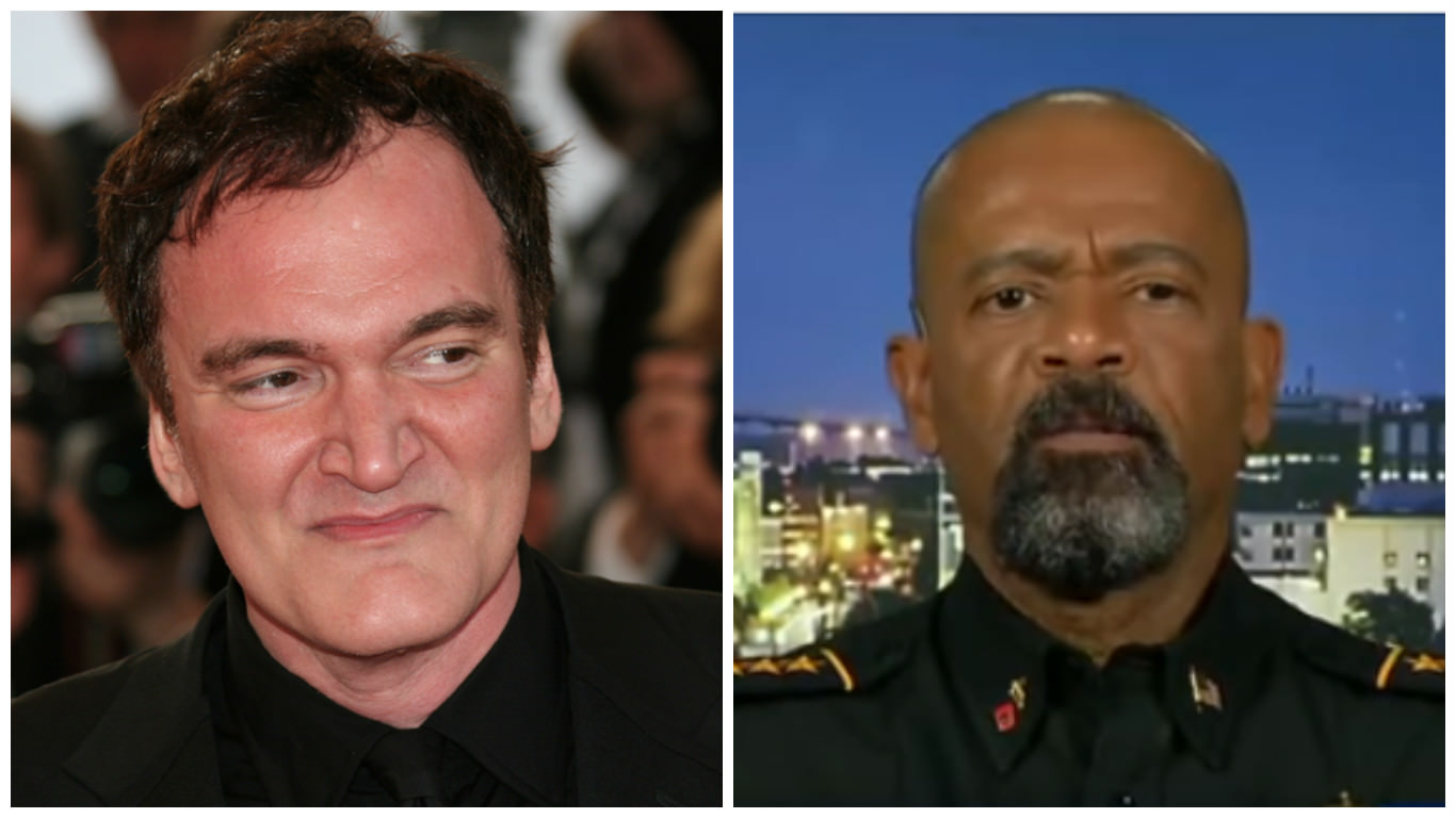 Sheriff Clarke Offers Solution As Police Threaten Quentin Tarantino, “We’ll Try To Hurt Him”