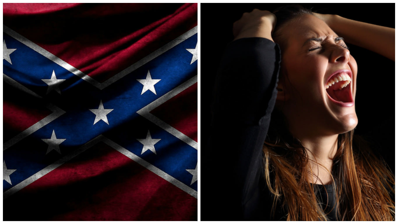 Traumatized Univ Students Offered Counseling After Seeing Confederate Flag