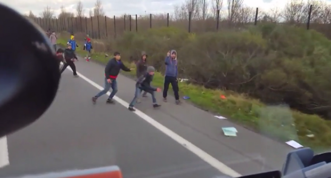 Hungarian Truck Driver Intentionally Swerves Into Migrants, “I Will Kill You”