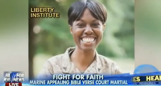 Marine Court-Martialed For Refusing To Remove Bible Verse, Appeals To High Court
