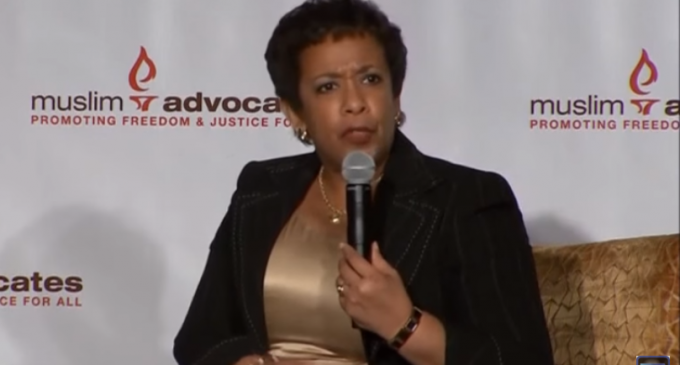 AG Lynch: We Will Prosecute Those Who Use ‘Anti-Muslim’ Speech That ‘Edges Toward Violence’