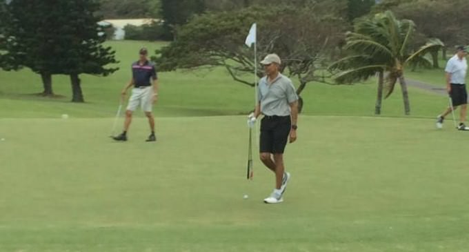 Obama Golfs in Hawaii as Record-setting Flood Water Threaten 19 Levees in the Midwest