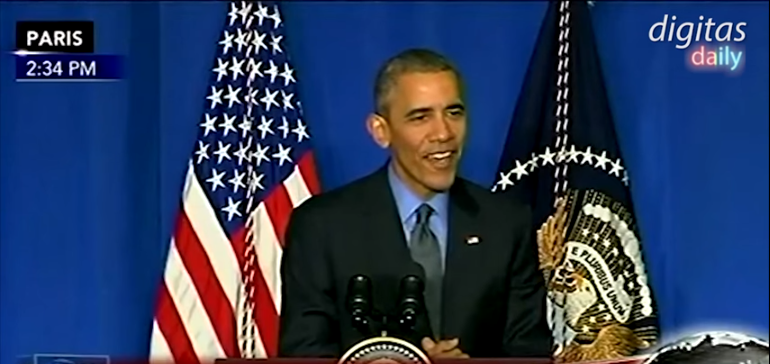 Obama Claims Mass Shootings Don’t Happen Outside of US, While Standing in Paris