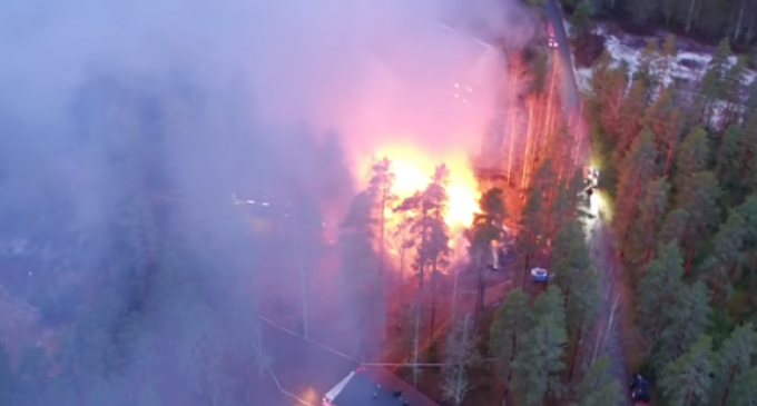 Would-Be Finnish Refugee Camp Set on Fire