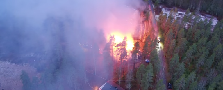 Would-Be Finnish Refugee Camp Set on Fire