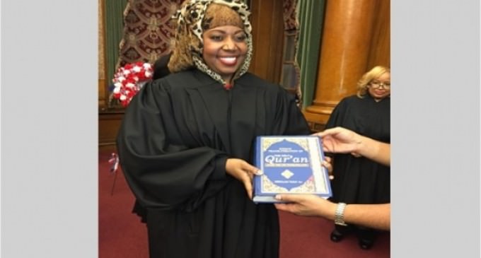 Judge Carolyn Walker-Diallo Take Oath Swearing On The Quran