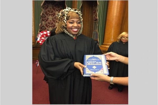 Judge Carolyn Walker-Diallo Take Oath Swearing On The Quran