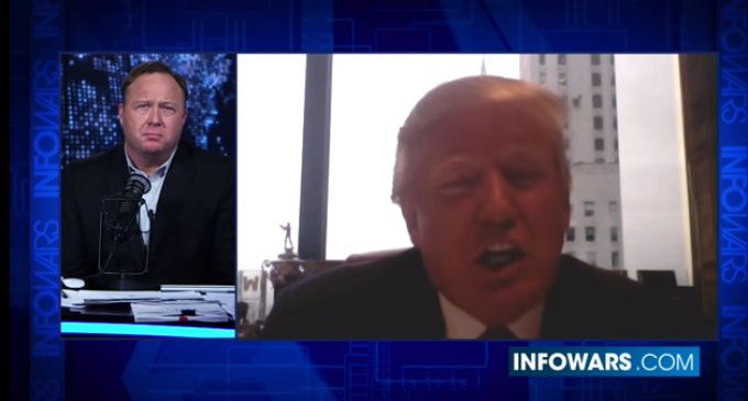 Donald Trump Appears on Alex Jones Show