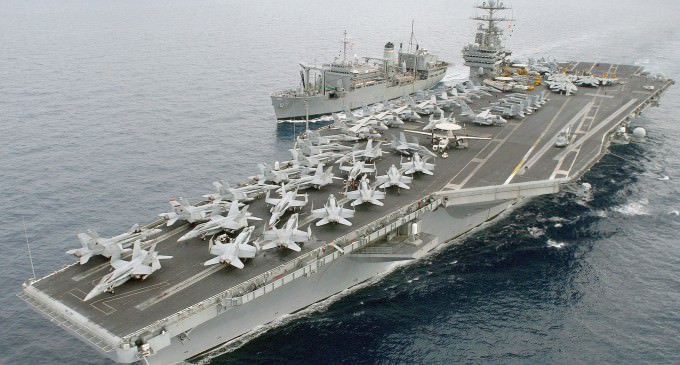 Iran Fires Rockets Near U.S. Carrier Harry S. Truman