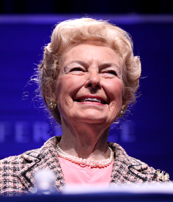 Conservative Icon Phyllis Schlafly Has Heart set on Trump