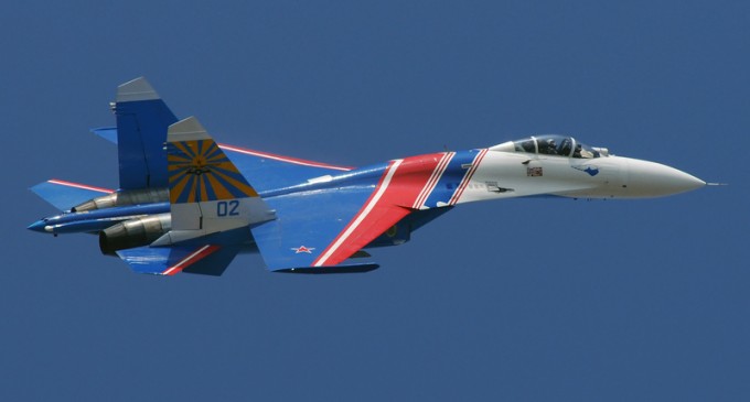 Russian SU-27 Flies Within 15 Feet of US Air Force Reconnaissance Plane