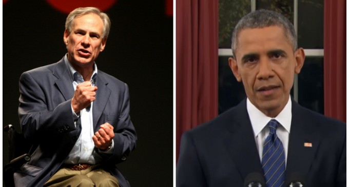 Texas Governor Goes Molon Labe On Obama