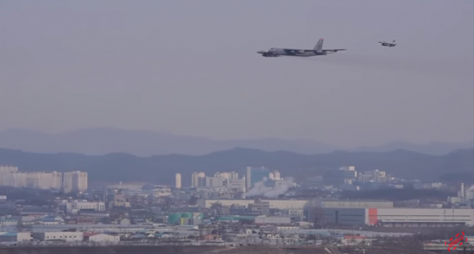 U.S. B-52 Bomber Flies Over South Korea, Sanctions Loom