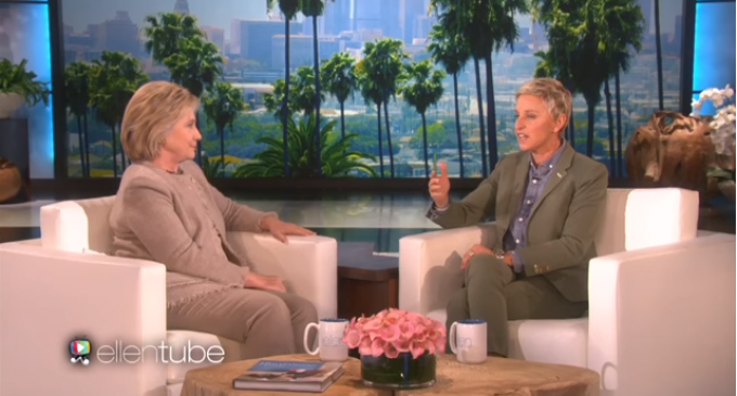 Ellen DeGeneres Gushes At Hillary: You Are ‘Everything I Want In A President’