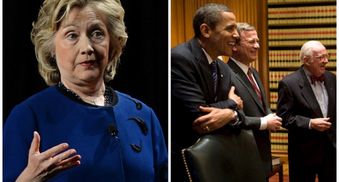 Hillary Clinton May Appoint Obama to SCOTUS if Elected President, Calls it “a great idea”