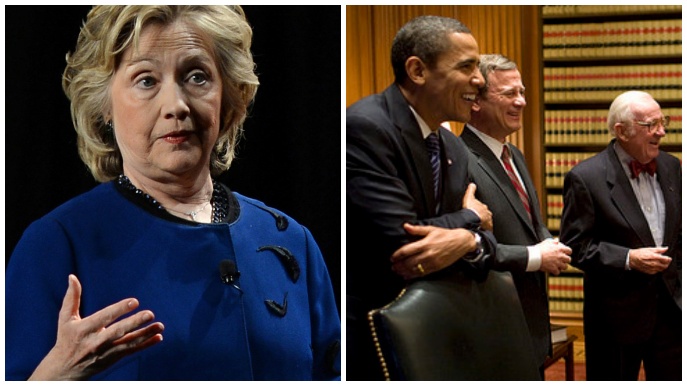 Hillary Clinton May Appoint Obama to SCOTUS if Elected President, Calls it “a great idea”