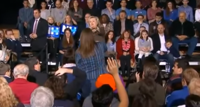 Hillary Calls Heckler “Rude” for Asking About Bill’s Past Sexual Assault