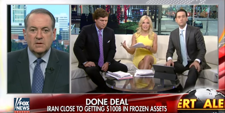Huckabee: The US Basically Paid Iran Billions in Ransom