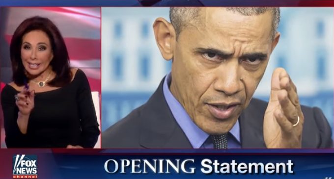 Judge Pirro Smacks Down Obama Over Guns, ‘Start Shooting The Terrorists’