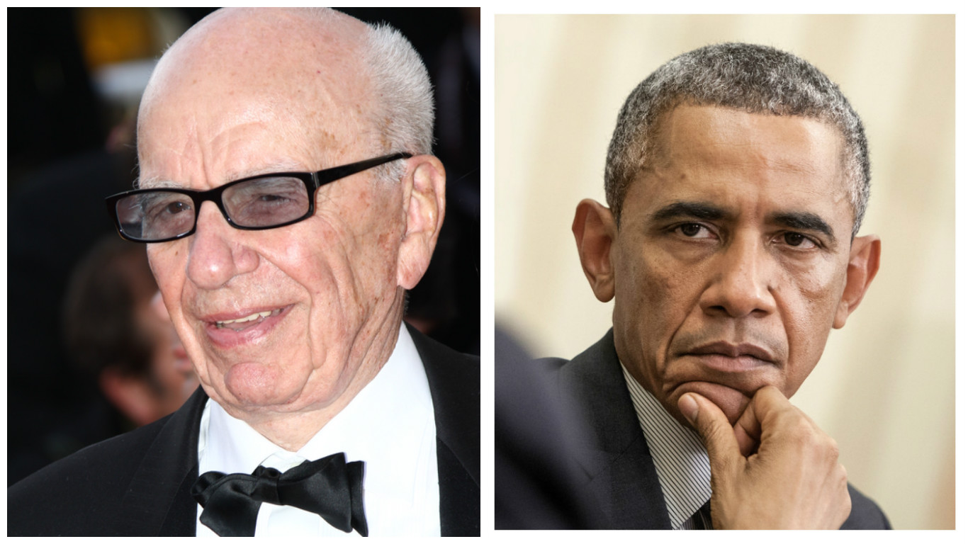 Rupert Murdoch Supports Treasonous Obamatrade