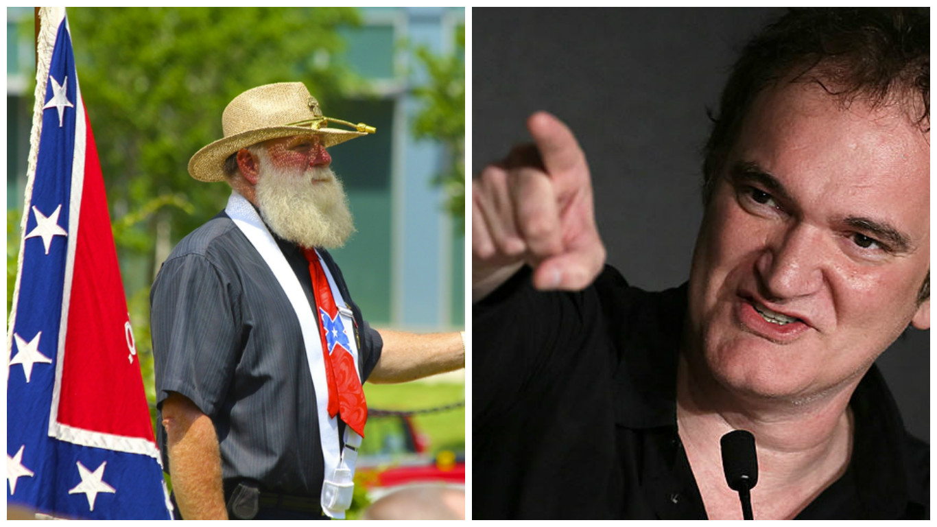 Quentin Tarantino Calls the Confederate Flag the ‘American Swastika’